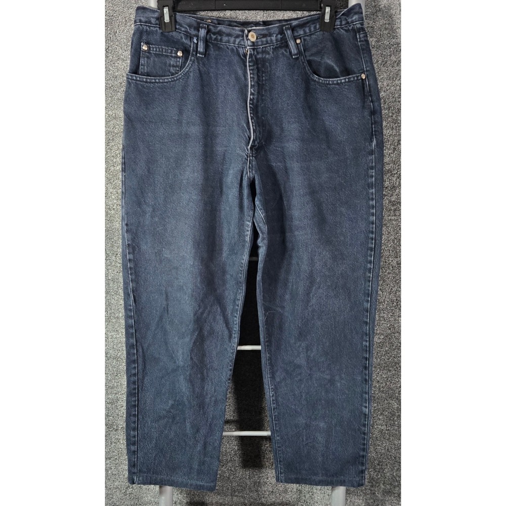 Unionbay Mens Dark Wash Denim Jeans Straight Leg 34x28 UB-1952 00Y62908